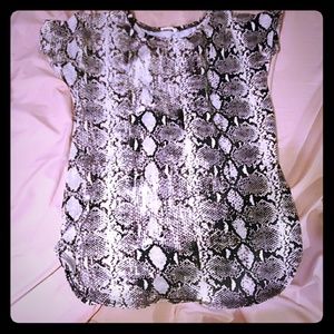 Snakeskin top